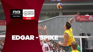 Edgar DESTROYS the ball  Mens OQT Japan 2016 [upl. by Bonucci318]