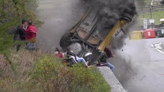 Rally Valle dAosta 2014  Big crash [upl. by Radnaxela537]