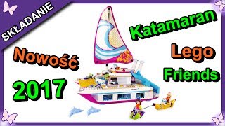 Słoneczny Katamaran 41317  klocki LEGO FRIENDS Budowanie Recenzja Speed Build [upl. by Sternberg]