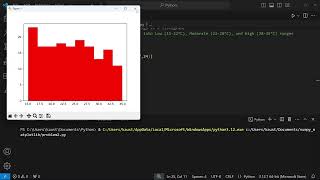 Analyzing and Plotting Weekly Temperature Data Using NumPy and Matplotlib [upl. by Rosina846]