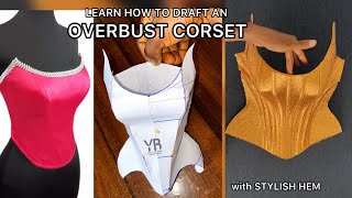 Detailed video on HOW TO DRAFT AN OVERBUST CORSET [upl. by Astrahan384]