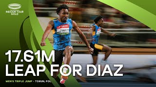 🇮🇹s Diaz flies out to worldleading triple jump  World Indoor Tour 2024 [upl. by Relly]