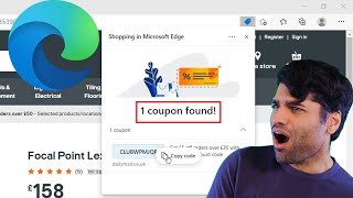 Microsoft Edge New Feature Automatic coupons and promo scan [upl. by Eneryc868]