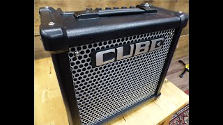 Roland Cube 10GX Electric Guitar Amp Demonstration [upl. by Acinoj]