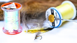 Blue Winged Olive Emerger Fly Tying Pattern River Fly Fishing Trout amp Grayling BWO Mayfly CDC [upl. by Cordelia]