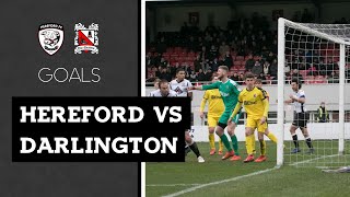 Goals Hereford v Darlington [upl. by Brey]