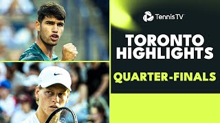 Alcaraz Plays Paul Sinner Faces Monfils amp More  Toronto 2023 Highlights QuarterFinals [upl. by Norved]