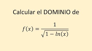 Cálculo del dominio de una función  Ejemplo 34 racional con radicales y logaritmos [upl. by Dimo]