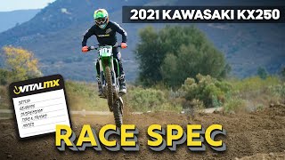 RACE SPEC 2021 Kawasaki KX250 [upl. by Joash186]