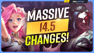 NEW PATCH 145 CHANGES MASSIVE Update  League of Legends [upl. by Durstin]