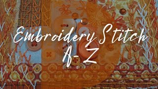 Learn The Embroidery AZ  Stitches Beginning With D [upl. by Cherye860]