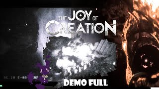 The Joy of Creation Full Demo Walkthrough [upl. by Otrepur]