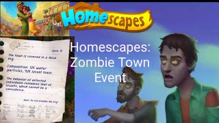 Homescapes Zombie Town Event  Walkthrough amp Tips [upl. by Nerrual]