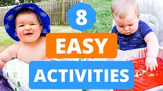 EASY BABY ACTIVITIES FOR 912 MONTHS  FUN AND ENGAGING BABY GAMES [upl. by Ynnad57]