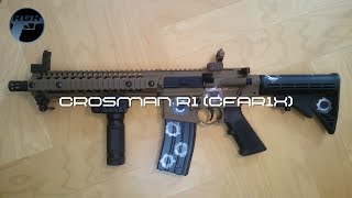 Crosman R1 CFAR1X 177 Caliber FullAuto BB Rifle Review [upl. by Rahel261]