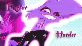 FASTER N HARDER Angel Dust Edit HAZBIN HOTEL [upl. by Arnulfo]