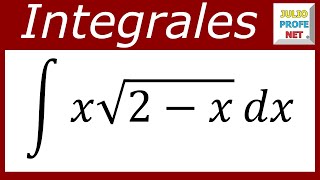 INTEGRACIÓN POR SUSTITUCIÓN  Ejercicio 25 [upl. by Fannie566]