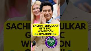 Sachin Tendulkar Receives Legendary Wimbledon Ovation 🎾🔥🇮🇳shorts wimbledon [upl. by Ahseat]