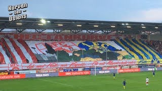 Hallescher FC 42 1 FC Lokomotive Leipzig 11042018  Choreos amp Support [upl. by Ahsyat]