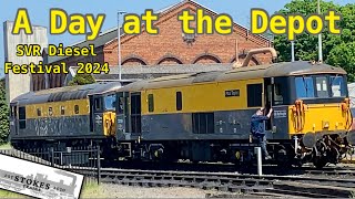 A Day at the Depot  SVR Diesel Festival 2024 [upl. by Seyer]