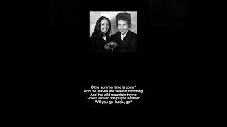 Bob Dylan amp Joan Baez  Wild Mountain Thyme Savoy Hotel 1965 RARE shorts [upl. by Perlman]