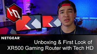 Unboxing amp First Impressions of NETGEAR XR500 Nighthawk Pro Gaming Router [upl. by Viehmann391]