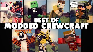 Best of Modded CrewCraft Funny Moments Montage [upl. by Nrobyalc]