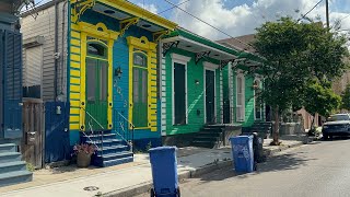 FAUBOURG MARIGNY WALK THROUGH NEW ORLEANS ROYAL amp Frenchmen streets [upl. by Ettenirt616]