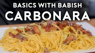 Carbonara  Basics with Babish [upl. by Grey966]