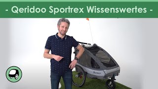 Alles Wissenswerte zum Qeridoo Sportrex Kinderanhänger [upl. by Filiano]