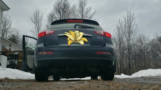 Infiniti ex35 exhaust delete  warm start [upl. by Golliner]