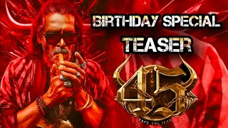 Upendra 45 Kannada Movie Teaser  Upendra  45 Kannada Movie  Teaser  45 Movie  Shivarajkumar [upl. by Aissatan]