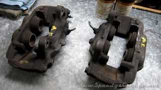 How To Rebuild Brake Calipers 3rd Gen 4Runner 13WL [upl. by Fidela]