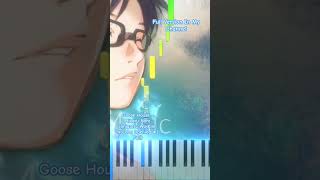 Goose House  Hikaru Nara Shigatsu Wa Kimi No Uso Opening 1 Full shigatsuwakiminouso kaori [upl. by Bordie]