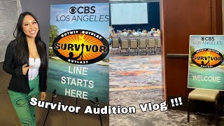 Survivor Audition vlog 2024  what happens at a Survivor Open Casting Call 🤩 [upl. by Nner]