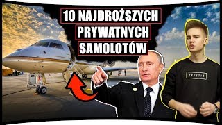 10 NAJDROŻSZYCH PRYWATNYCH SAMOLOTÓW [upl. by Tuckie]