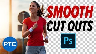 Photoshop How To Make SMOOTH CUT OUTS Remove Backgrounds with Vector Masks [upl. by Rhynd]