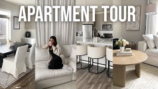 LUXURY APARTMENT TOUR 2023  modern neutral aesthetic apartment design [upl. by Yhtommit]