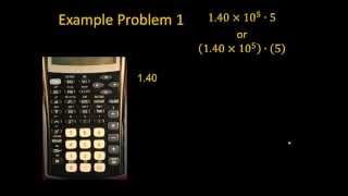 TI 30XII Lesson 2 Putting the Calculator in Scientific Notation Display Mode [upl. by Rogozen]