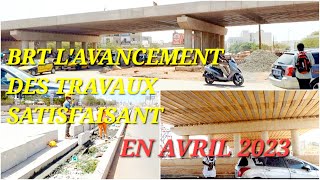 BRT LAVANCEMENT DES TRAVAUX🚌🚧🚩💖 en avril 2023 ✔✨🎉 [upl. by Jemima]