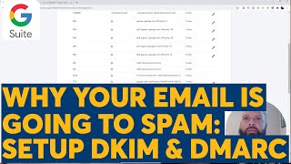 Why Is My Email Going To Spam Fix Set up DKIM amp DMARC In G Suite [upl. by Gaven359]