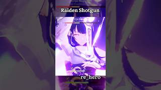 Almost 1 million DMG f2p raiden shotgunraidenshogun raiden genshinimpact [upl. by Rilda212]