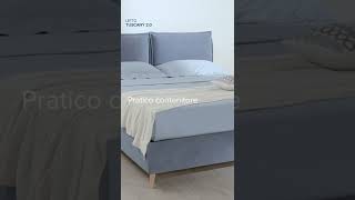 Letto contenitore matrimoniale Tuscany 20  Perdormire [upl. by Sidon]