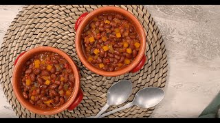 Habichuelas Guisadas  Stewed Red Beans [upl. by Chinua430]