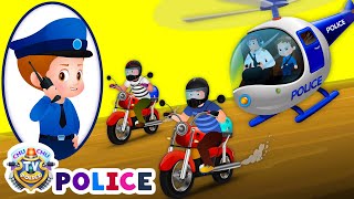 The Helicopter Chase amp Saving Pet Animals  Narrative Story  ChuChu TV Police Fun Cartoons for Kids [upl. by Ymiaj]