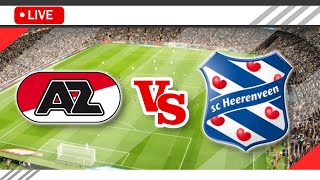 🔴AZ Alkmaar VS SC Heerenveen LIVE Match Score Streaming Full HD  Netherlands Eredivisie 2023 [upl. by Nasas]