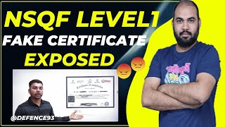 Fake NSQF Level 1 Certificate Exposed defence93 Mukesh Yadav  BSF Tradesman  Shahid Ansari [upl. by Howenstein717]