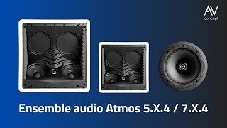 Lensemble audio Atmos totalement encastré au plafond RCSII RCSIII Di8R [upl. by Eelah550]