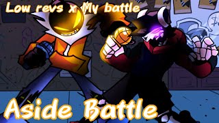 FNF MASHUPS \ Low revs x My battle  Whitty vs Tabi  Aside battle [upl. by Alfeus]