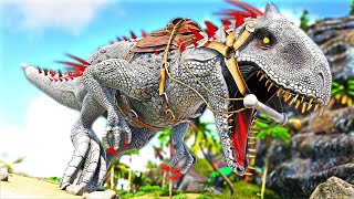 My NEW Alpha Indominus Rex is a BEAST  ARK MEGA Modded 14 [upl. by Leamhsi146]